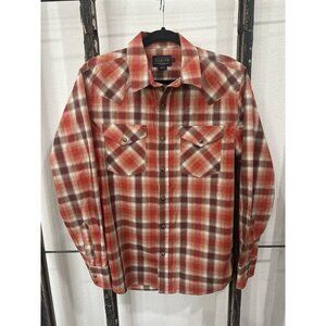 Pendleton 100% Cotton Pearl Snap Men’s Shirt, Sz M